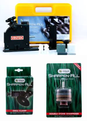 
                
                    Load image into Gallery viewer, Professional Vintek Drill Bit Sharpener &amp;amp; Sharpen All Stones and Clamp - A MASSIVE $100.00 OFF!
                
            